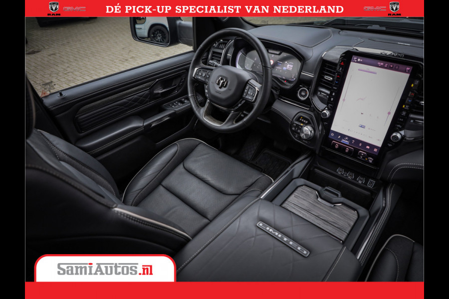 Dodge Ram 1500 LIMITED H.O | 540 PK | Z.G.A.N | DEZE RAM BESCHIKT OVER ALLE BESCHIKBARE OPTIES | Comfortabele Dubbele Cabine met Royale 5 Zitplaatsen | BPM vrij | Nu Leverbaar uit Voorraad | Voorraad Nr 2265 - V77JVF