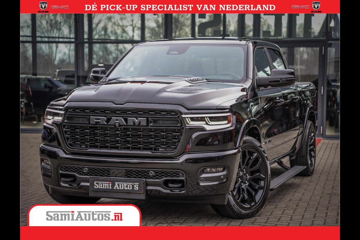 Dodge Ram 1500 Limited Demo Night High Output 540HP 706Nm | Massage + Full Option | De Meest Luxe en Volle Pick-Up in zijn Klasse | Comfortabele Dubbele Cabine met Royale 5 Zitplaatsen | BPM vrij | Nu Leverbaar uit Voorraad | Voorraad Nr 2263 - V76JVF Dodge Ram 1500 Limited Demo Night High Output 540HP 706Nm | Massage + Full Option | De Meest Luxe en Volle Pick-Up in zijn Klasse | Comfortabele Dubbele Cabine met Royale 5 Zitplaatsen | BPM vrij | Nu Leverbaar uit Voorraad | Voorraad Nr 2263 - V76JVF