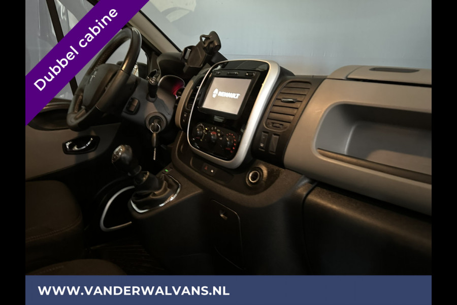 Renault Trafic 1.6 dCi L2H1 Dubbele cabine Euro6 Airco | 6-Zits | Navigatie | Cruisecontrol | Trekhaak Parkeersensoren
