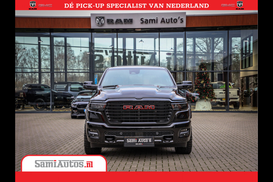 Dodge Ram 1500 Night Premium | Full Option | De Meest Luxe Pick-Up in zijn Klasse | 14.4 Inch Display | Luchtvering | 420PK 636 Nm | Comfortabele Dubbele Cabine met Royale 5 Zitplaatsen | BPM vrij | Nu Leverbaar uit Voorraad | Voorraad Nr 2233 - 7672