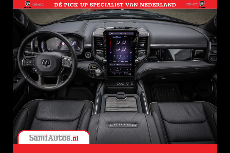 Dodge Ram 1500 LIMITED H.O | 540 PK | Z.G.A.N | DEZE RAM BESCHIKT OVER ALLE BESCHIKBARE OPTIES | Comfortabele Dubbele Cabine met Royale 5 Zitplaatsen | BPM vrij | Nu Leverbaar uit Voorraad | Voorraad Nr 2265 - V77JVF
