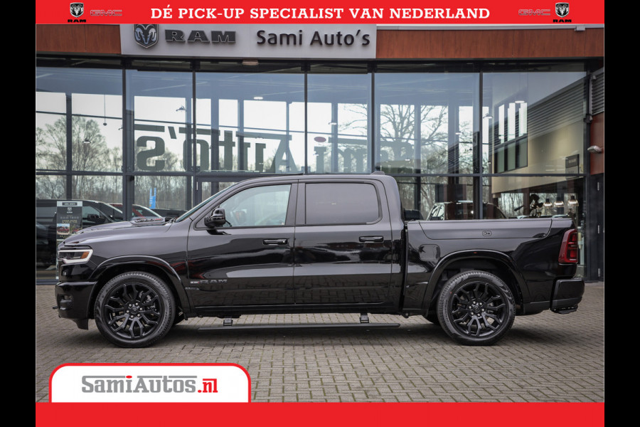 Dodge Ram 1500 LIMITED H.O | 540 PK | Z.G.A.N | DEZE RAM BESCHIKT OVER ALLE BESCHIKBARE OPTIES | Comfortabele Dubbele Cabine met Royale 5 Zitplaatsen | BPM vrij | Nu Leverbaar uit Voorraad | Voorraad Nr 2265 - V77JVF