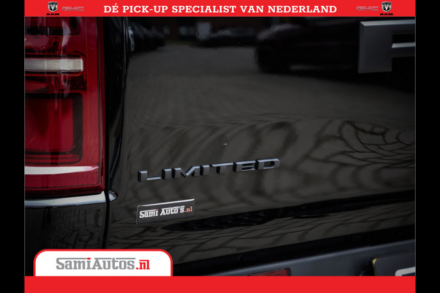 Dodge Ram 1500 LIMITED H.O | 540 PK | Z.G.A.N | DEZE RAM BESCHIKT OVER ALLE BESCHIKBARE OPTIES | Comfortabele Dubbele Cabine met Royale 5 Zitplaatsen | BPM vrij | Nu Leverbaar uit Voorraad | Voorraad Nr 2265 - V77JVF