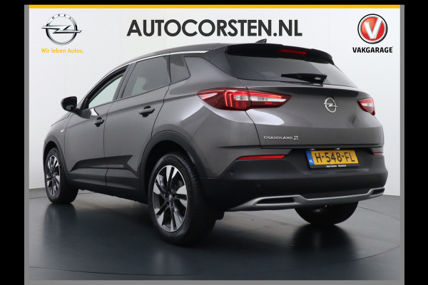 Opel Grandland X T131PK Autom. AGR-Comfort Stoelen Apple Carplay Android Auto Navi Ecc Elek.Achterklep Stuur/Stoelverwarming Cruise Control Pdc K Regen/Lichtsensor Dodehoeksensor Rijstrooksensor Verkeersbordlezer Winterpakket DAB+ Lmv 18" 1.2 Turbo 1e Eigenaar