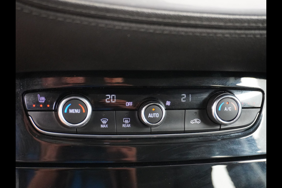 Opel Grandland X T131PK Autom. AGR-Comfort Stoelen Apple Carplay Android Auto Navi Ecc Elek.Achterklep Stuur/Stoelverwarming Cruise Control Pdc K Regen/Lichtsensor Dodehoeksensor Rijstrooksensor Verkeersbordlezer Winterpakket DAB+ Lmv 18" 1.2 Turbo 1e Eigenaar