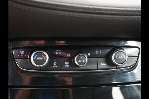 Opel Grandland X T131PK Autom. AGR-Comfort Stoelen Apple Carplay Android Auto Navi Ecc Elek.Achterklep Stuur/Stoelverwarming Cruise Control Pdc K Regen/Lichtsensor Dodehoeksensor Rijstrooksensor Verkeersbordlezer Winterpakket DAB+ Lmv 18" 1.2 Turbo 1e Eigenaar