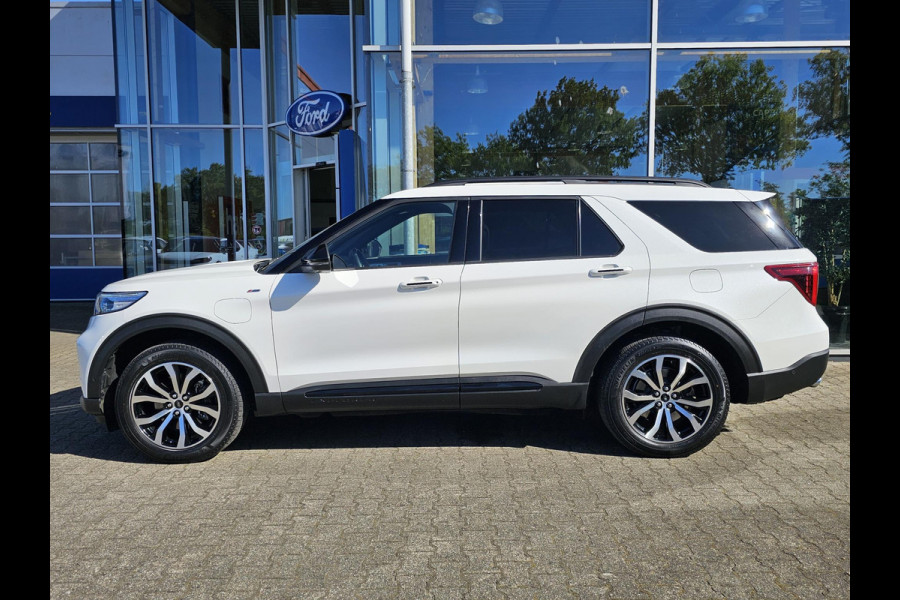 Ford Explorer 3.0 V6 EcoBoost PHEV ST-Line 457pk | Origineel NL auto | Premium metallic Star White | Afneembare trekhaak