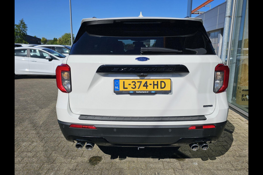 Ford Explorer 3.0 V6 EcoBoost PHEV ST-Line 457pk | Origineel NL auto | Premium metallic Star White | Afneembare trekhaak