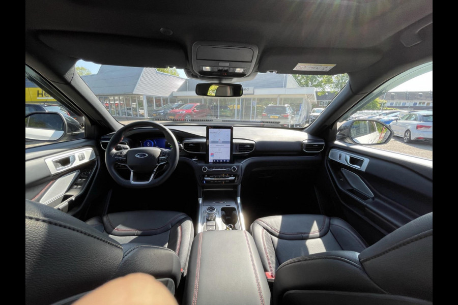 Ford Explorer 3.0 V6 EcoBoost PHEV ST-Line 457pk | Origineel NL auto | Premium metallic Star White | Afneembare trekhaak