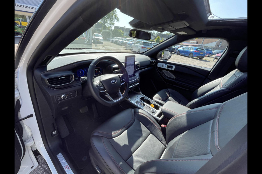 Ford Explorer 3.0 V6 EcoBoost PHEV ST-Line 457pk | Origineel NL auto | Premium metallic Star White | Afneembare trekhaak