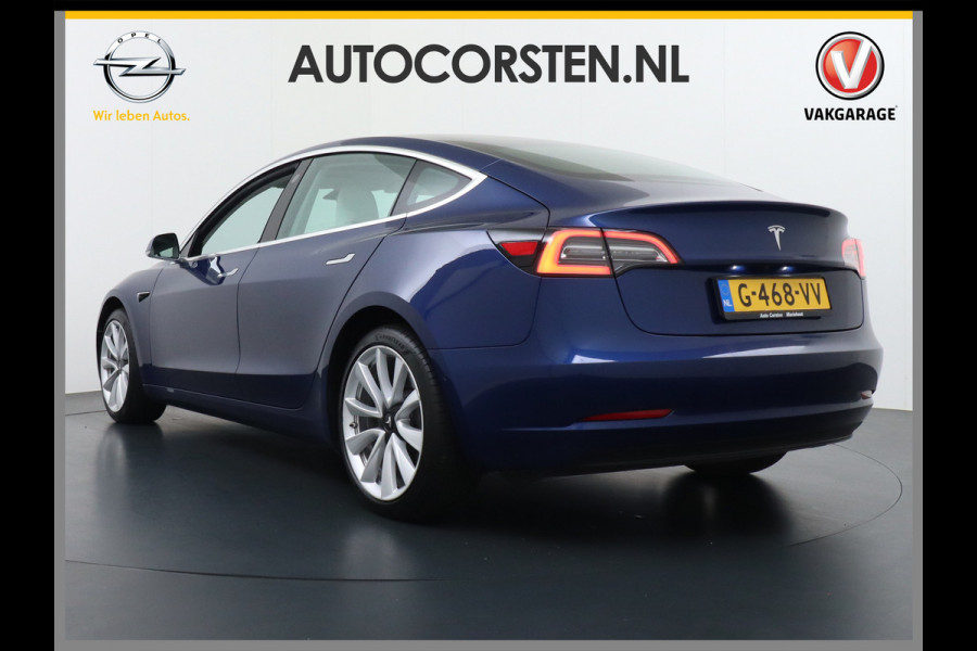 Tesla Model 3 Long Range AWD 75kWh 463PK Lmv 19" Ivoor Interieur FSD-Full Self Driving Computer-3 Premium Audio 4wd AutoPilot Panoramadak Came Stoel en achterbank verwarming Electr.Stoelen+Memory+Easy-Entry WiFi Origineel Nederlandse auto Grootste accu Tot 16,5kwh thuis laden. Accu/Motor Garantie tot 29-12-2027 max 192.000km