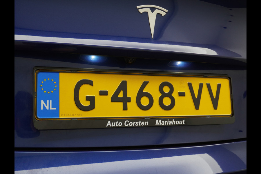 Tesla Model 3 Long Range AWD 75kWh 463PK Lmv 19" Ivoor Interieur FSD-Full Self Driving Computer-3 Premium Audio 4wd AutoPilot Panoramadak Came Stoel en achterbank verwarming Electr.Stoelen+Memory+Easy-Entry WiFi Origineel Nederlandse auto Grootste accu Tot 16,5kwh thuis laden. Accu/Motor Garantie tot 29-12-2027 max 192.000km