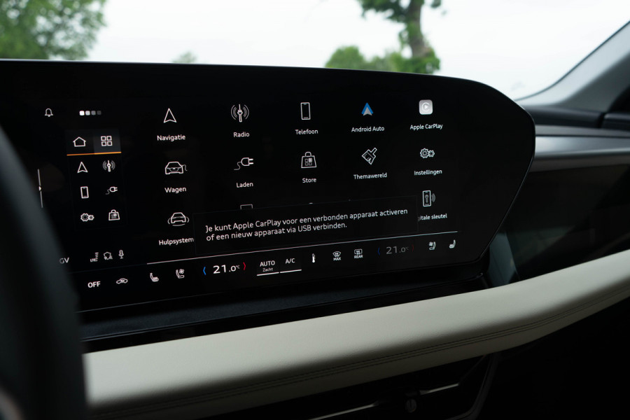 Audi Q6 e-tron Quattro 285kW /  S-line/ Luchtvering/ Bang & Olufsen Sound System / Trekhaak/ Panoramadak/ 285kW (388PK)