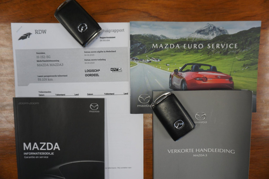 Mazda 3 2.0 e-SkyActiv-X M Hybrid 180/Leer/Head-Up/Bose /Dealeronderhouden.