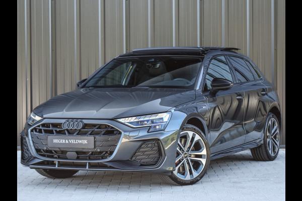 Audi A3 Sportback 45 TFSI e S EDITION COMPETITION | PANORAMADAK | S-SEATS | ADAPTIVE CRUISE | SONOS SOUND | CAMERA | BLACK-OPTIC | AMBIA