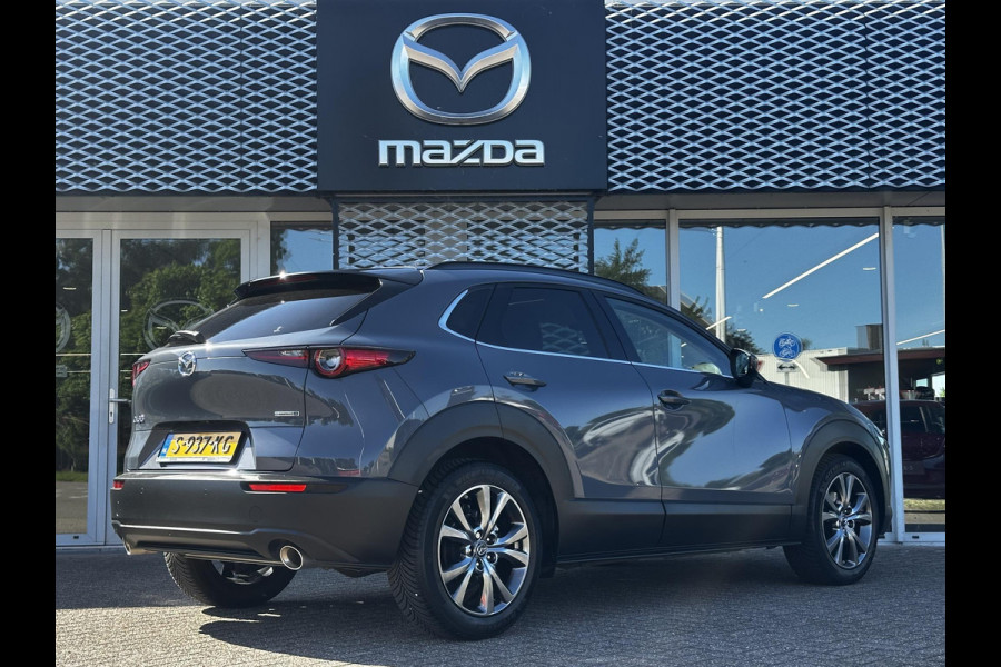 Mazda CX-30 2.0 e-SkyActiv-X M Hybrid Luxury | FABRIEKSGARANTIE T/M 2/2029 |DEALERONDERHOUDEN | I-ACTIVE SENSE PAKKET | SCHUIFKANTELDAK |  | 4-SEIZOENSBANDEN |