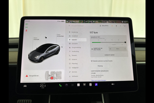 Tesla Model 3 Performance AWD 75 kWh [ 3-Fase ] (INCL-BTW) Aut. *PANO | AUTO-PILOT | NAPPA-LEATHER | KEYLESS | FULL-LED | MEMORY-PACK | SURROUND-VIEW | DAB | CARPLAY | DIGI-COCKPIT | LANE-ASSIST | COMFORT-SEATS | 20"ALU*