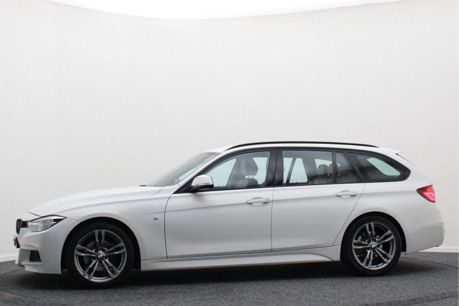 BMW 3 Serie Touring 318i Edition M Sport Shadow Executive Leer, Standkachel, Verwarmde Stoelen, Cruise, Navigatie, Bluetooth, 18''