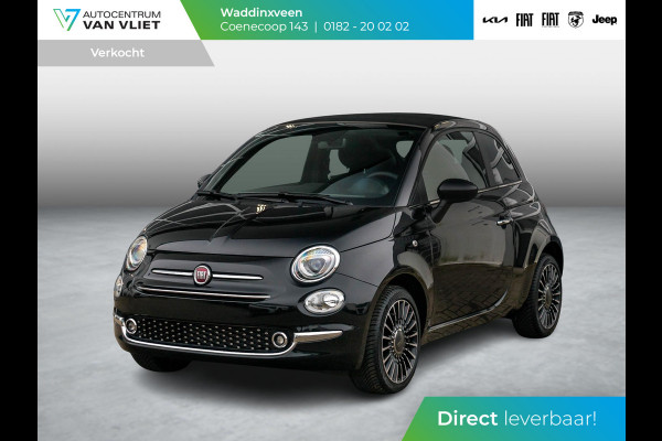 Fiat 500C Hybrid Dolcevita | Clima | Cruise | PDC | Navi | Apple Carplay | Priv. glass | 16" | Uit voorraad leverbaar !