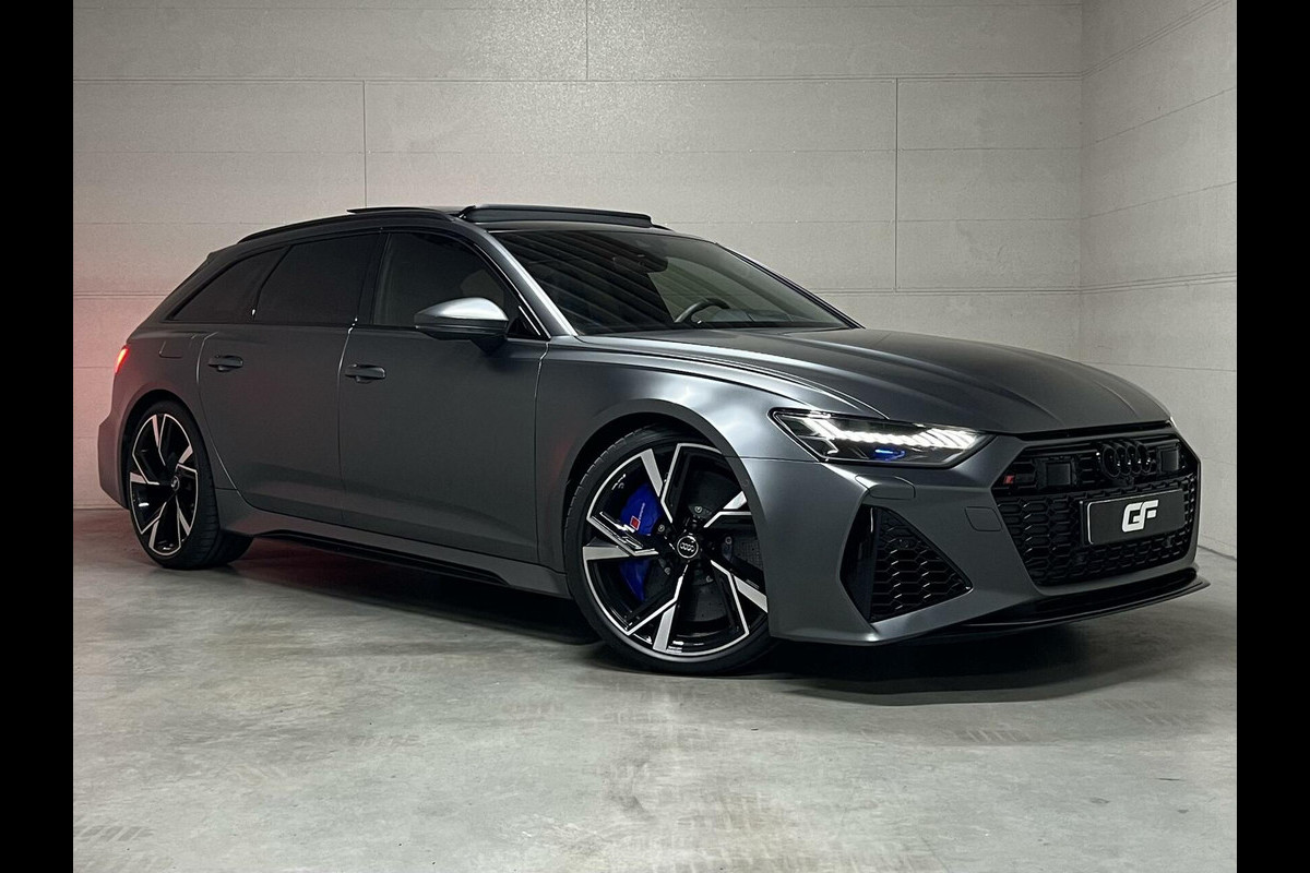 Audi RS6 Avant 4.0 TFSI Quattro Matgrijs Dynamic+ B&O 600PK Audi RS6 Avant 4.0 TFSI Quattro Matgrijs Dynamic+ B&O 600PK