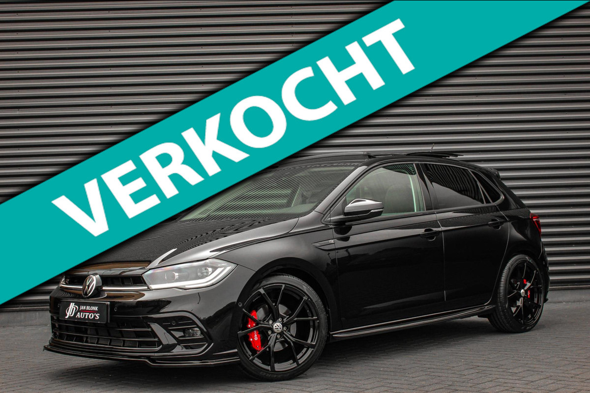 Volkswagen Polo 1.0 TSI 110PK DSG PANO-DAK / FULL BLACK / VERLAGINGSVEREN / APPLE CARPLAY / LED KOPLAMPEN / DIGITAL DASCH / MAXTON Volkswagen Polo 1.0 TSI 110PK DSG PANO-DAK / FULL BLACK / VERLAGINGSVEREN / APPLE CARPLAY / LED KOPLAMPEN / DIGITAL DASCH / MAXTON