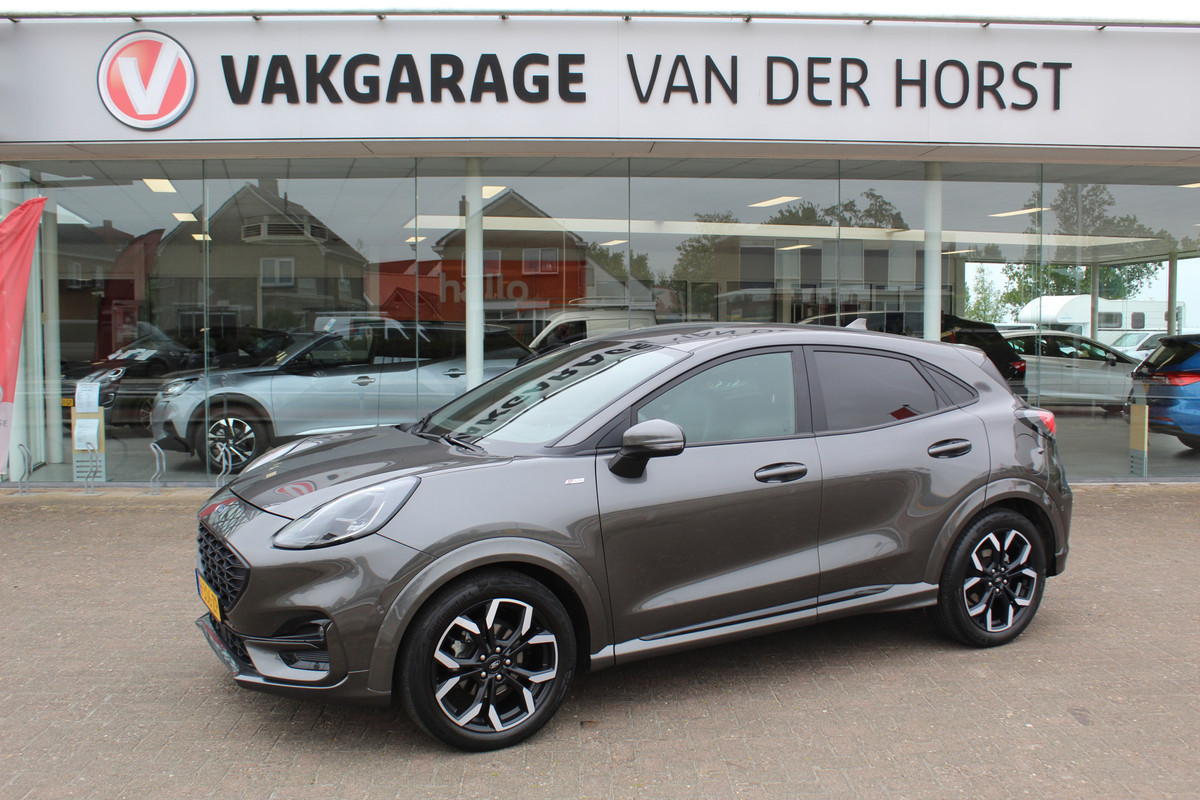 Ford Puma 1.0 EcoBoost Hybrid ST-Line X First Edition Stoel, stuur en voorruitverwarming, apple/android carplay, B&O audio, LED verlichting, Veel rijveiligheidssystemen Climate control , Bluetooth Ford Puma 1.0 EcoBoost Hybrid ST-Line X First Edition Stoel, stuur en voorruitverwarming, apple/android carplay, B&O audio, LED verlichting, Veel rijveiligheidssystemen Climate control , Bluetooth