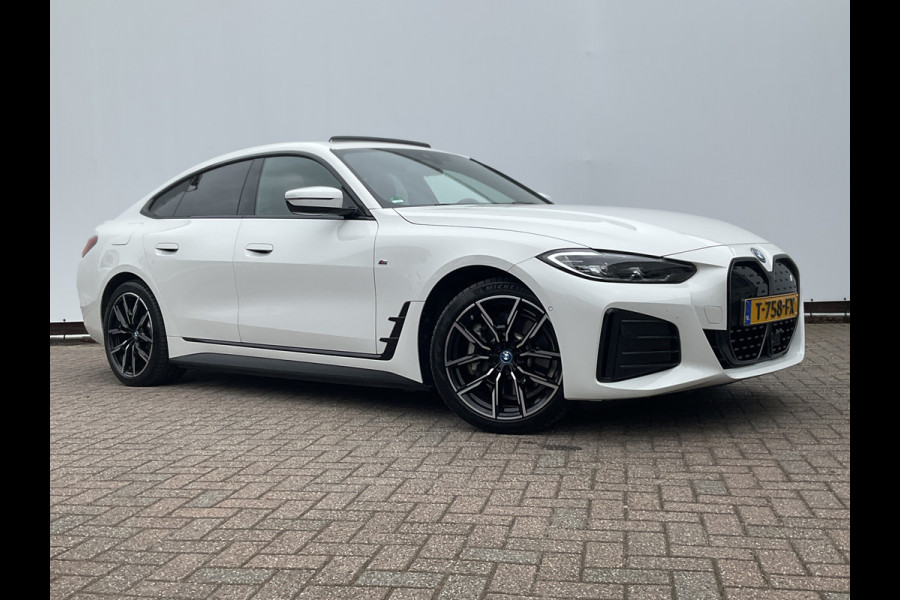 BMW i4 eDrive40 High Executive M-Sport 84 kWh Pano Leder Hud Adap.Cruise Compleet!
