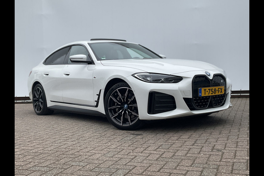 BMW i4 eDrive40 High Executive M-Sport 84 kWh Pano Leder Hud Adap.Cruise Compleet!