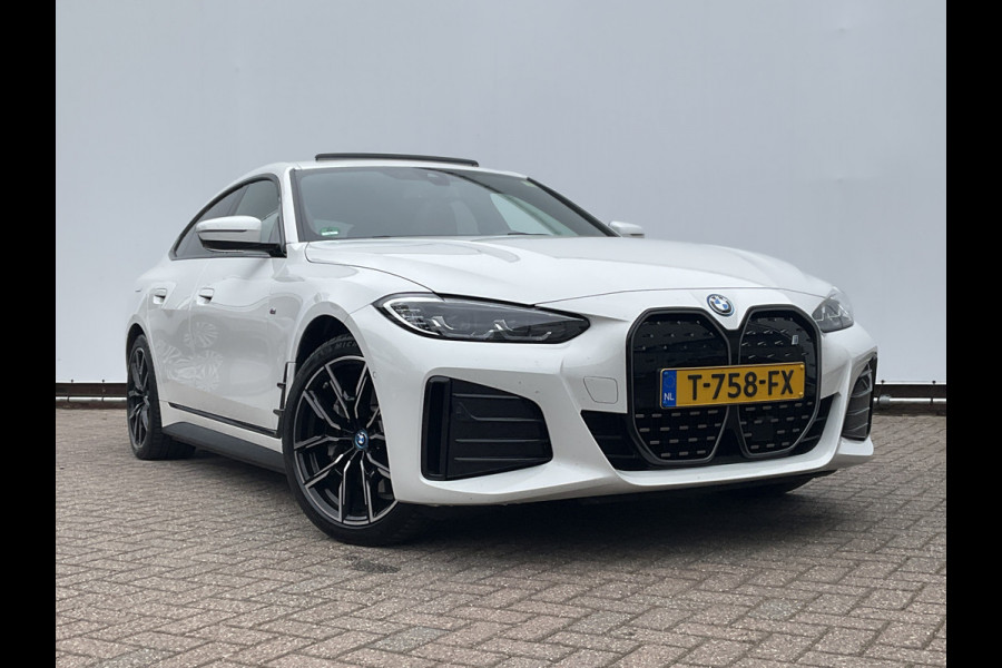 BMW i4 eDrive40 High Executive M-Sport 84 kWh Pano Leder Hud Adap.Cruise Compleet!
