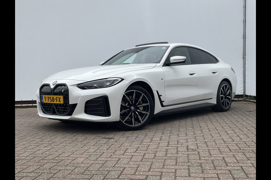 BMW i4 eDrive40 High Executive M-Sport 84 kWh Pano Leder Hud Adap.Cruise Compleet!