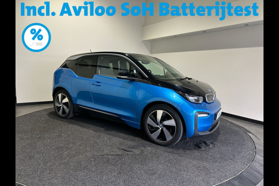 BMW i3 Basis iPerformance 94Ah 33 kWh | Warmtepomp! | Navigatie | Verwarmde voorstoelen SoH (batterijcheck) 89 % score!