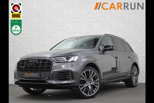 Audi Q7 3.0 V6 381pk Hybrid Quattro 67dkm! | Head-Up | Leder | 22" | Dodehoek | Virtual-Cockpit | LED | Elek. Stoelen | Standkachel | Camera | Stoelverwarming | 3-Zone Clima | Draadloos Laden | Park-Assist |