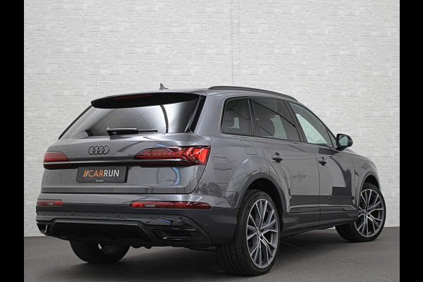 Audi Q7 3.0 V6 381pk Hybrid Quattro 67dkm! | Head-Up | Leder | 22" | Dodehoek | Virtual-Cockpit | LED | Elek. Stoelen | Standkachel | Camera | Stoelverwarming | 3-Zone Clima | Draadloos Laden | Park-Assist |