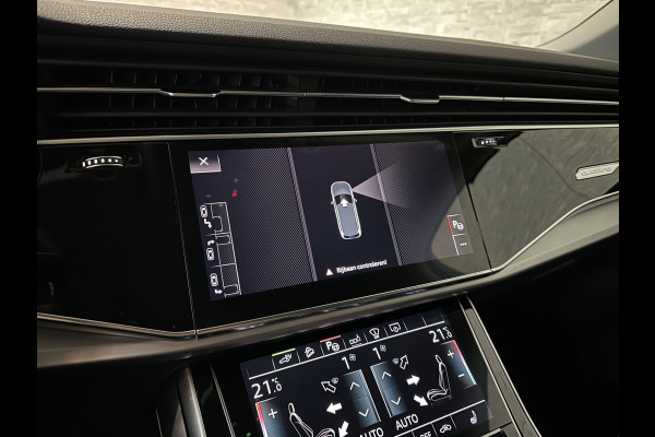 Audi Q7 3.0 V6 381pk Hybrid Quattro 67dkm! | Head-Up | Leder | 22" | Dodehoek | Virtual-Cockpit | LED | Elek. Stoelen | Standkachel | Camera | Stoelverwarming | 3-Zone Clima | Draadloos Laden | Park-Assist |
