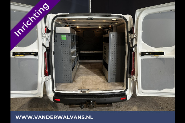 Ford Transit Custom 2.0 TDCI L2H1 inrichting Euro6 Airco | Camera | Apple Carplay | LED | Cruisecontrol | 2800kg Trekhaak Android Auto, Parkeersensoren, Verwarmde voorruit, Bijrijdersbank
