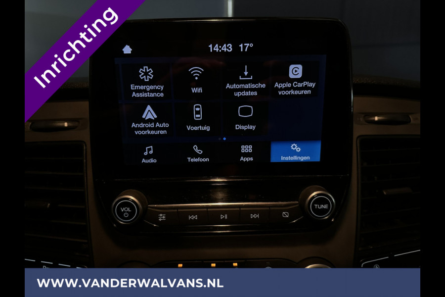 Ford Transit Custom 2.0 TDCI L2H1 inrichting Euro6 Airco | Camera | Apple Carplay | LED | Cruisecontrol | 2800kg Trekhaak Android Auto, Parkeersensoren, Verwarmde voorruit, Bijrijdersbank