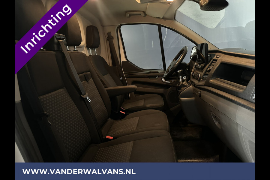 Ford Transit Custom 2.0 TDCI L2H1 inrichting Euro6 Airco | Camera | Apple Carplay | LED | Cruisecontrol | 2800kg Trekhaak Android Auto, Parkeersensoren, Verwarmde voorruit, Bijrijdersbank