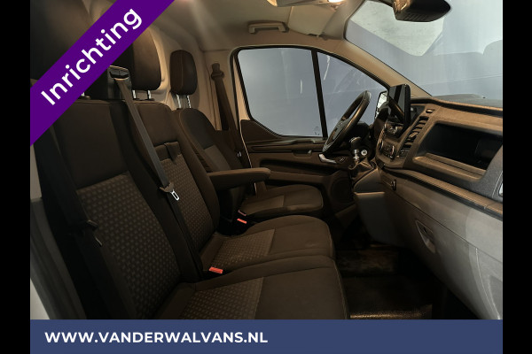 Ford Transit Custom 2.0 TDCI L2H1 inrichting Euro6 Airco | Camera | Apple Carplay | LED | Cruisecontrol | 2800kg Trekhaak Android Auto, Parkeersensoren, Verwarmde voorruit, Bijrijdersbank