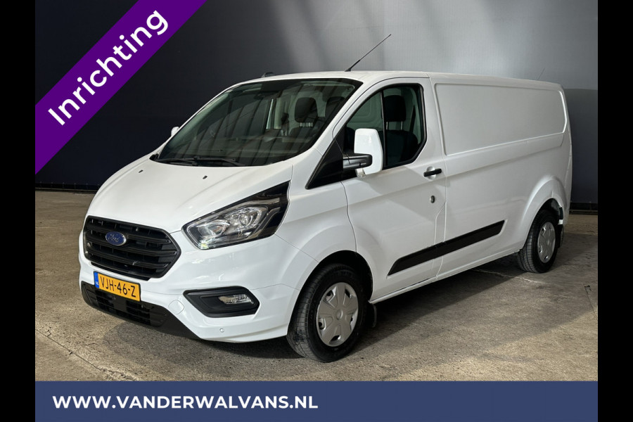 Ford Transit Custom 2.0 TDCI L2H1 inrichting Euro6 Airco | Camera | Apple Carplay | LED | Cruisecontrol | 2800kg Trekhaak Android Auto, Parkeersensoren, Verwarmde voorruit, Bijrijdersbank