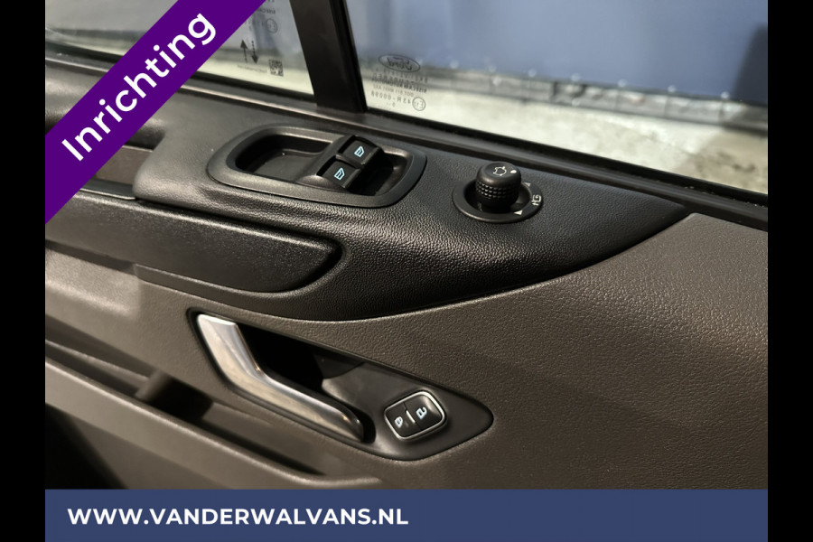Ford Transit Custom 2.0 TDCI L2H1 inrichting Euro6 Airco | Camera | Apple Carplay | LED | Cruisecontrol | 2800kg Trekhaak Android Auto, Parkeersensoren, Verwarmde voorruit, Bijrijdersbank