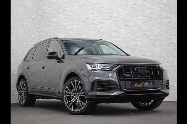 Audi Q7 3.0 V6 381pk Hybrid Quattro 67dkm! | Head-Up | Leder | 22" | Dodehoek | Virtual-Cockpit | LED | Elek. Stoelen | Standkachel | Camera | Stoelverwarming | 3-Zone Clima | Draadloos Laden | Park-Assist |