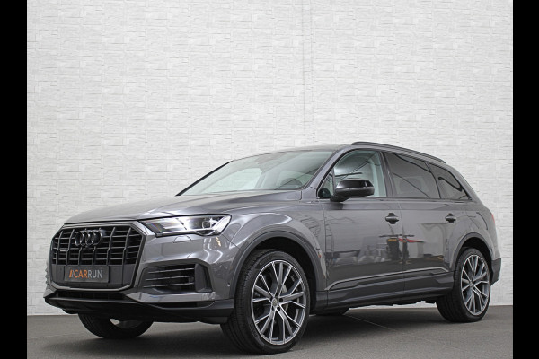 Audi Q7 3.0 V6 381pk Hybrid Quattro 67dkm! | Head-Up | Leder | 22" | Dodehoek | Virtual-Cockpit | LED | Elek. Stoelen | Standkachel | Camera | Stoelverwarming | 3-Zone Clima | Draadloos Laden | Park-Assist |