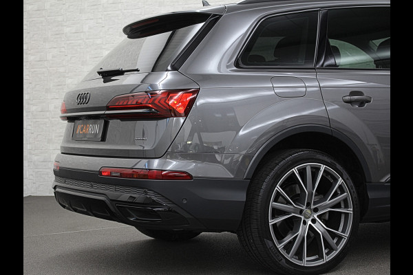 Audi Q7 3.0 V6 381pk Hybrid Quattro 67dkm! | Head-Up | Leder | 22" | Dodehoek | Virtual-Cockpit | LED | Elek. Stoelen | Standkachel | Camera | Stoelverwarming | 3-Zone Clima | Draadloos Laden | Park-Assist |