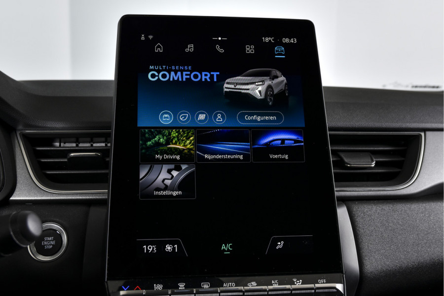 Renault Captur 1.3 mild hybrid 160 PK techno - Automaat | Dig. Cockpit | Cruise | PDC | Camera | App. Connect | ECC | DAB | LM 18" | 5641