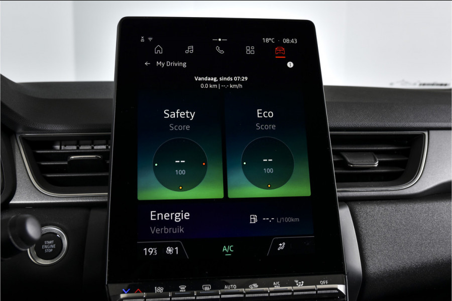 Renault Captur 1.3 mild hybrid 160 PK techno - Automaat | Dig. Cockpit | Cruise | PDC | Camera | App. Connect | ECC | DAB | LM 18" | 5641