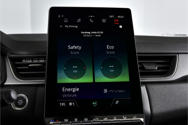 Renault Captur 1.3 mild hybrid 160 PK techno - Automaat | Dig. Cockpit | Cruise | PDC | Camera | App. Connect | ECC | DAB | LM 18" | 5641