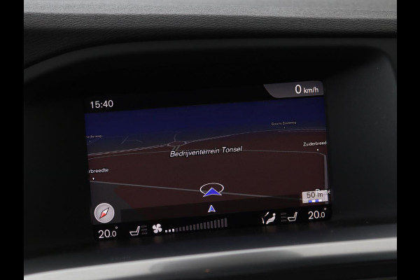 Volvo V60 2.0 T4 Sport | Stoelverwarming | Trekhaak | Xenon | Navigatie | Leder/Alcantara | PDC | Climate control | Cruise control | Bluetooth