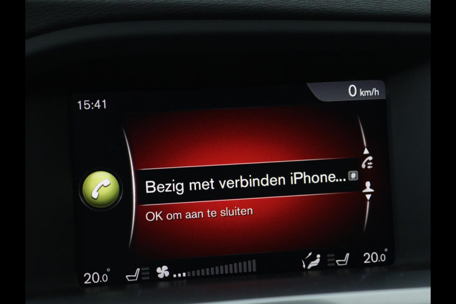 Volvo V60 2.0 T4 Sport | Stoelverwarming | Trekhaak | Xenon | Navigatie | Leder/Alcantara | PDC | Climate control | Cruise control | Bluetooth