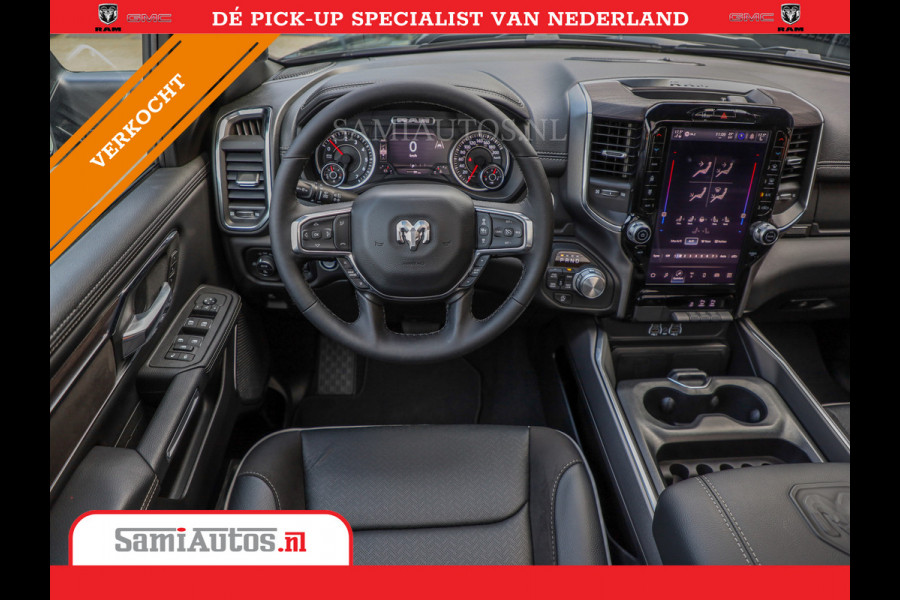 Dodge Ram 2025 LARAMIE SPORT HURRICANE 420PK 636 Nm | PRIJS MET LPG EN COVER EN GARANTIE | DUBBELE CABINE | PICK UP | 5 PERSOONS | DC | GRIJSKENTEKEN | VOORAAD 2189 - 9768