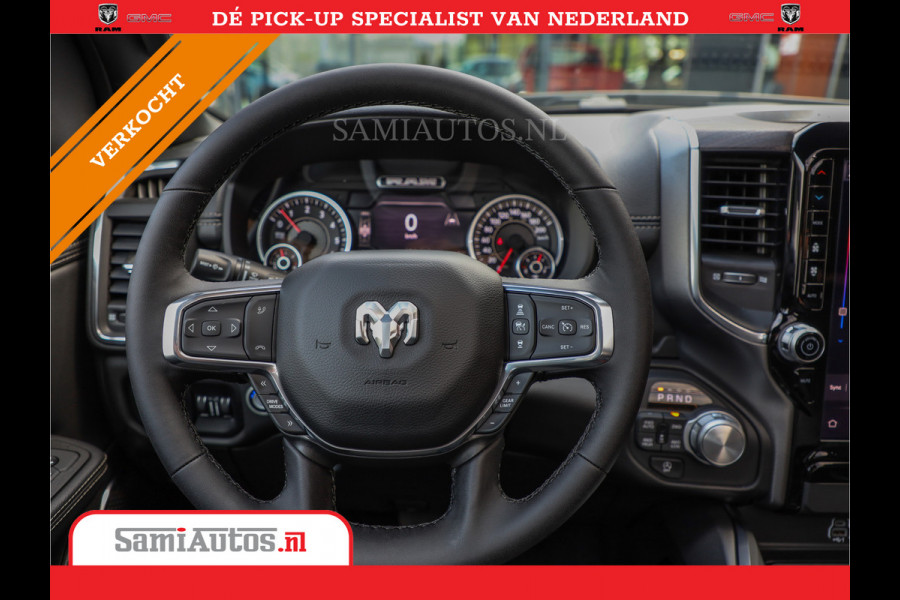 Dodge Ram 2025 LARAMIE SPORT HURRICANE 420PK 636 Nm | PRIJS MET LPG EN COVER EN GARANTIE | DUBBELE CABINE | PICK UP | 5 PERSOONS | DC | GRIJSKENTEKEN | VOORAAD 2189 - 9768